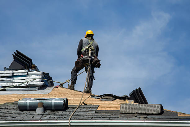 Professional Gutter Installation technician working in Tyaskin, MD